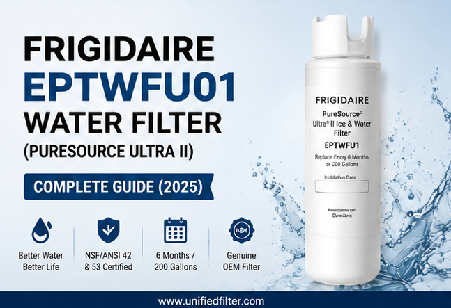 Frigidaire Genuine EPTWFU01 Refrigerator Water Filter Replacement Pack