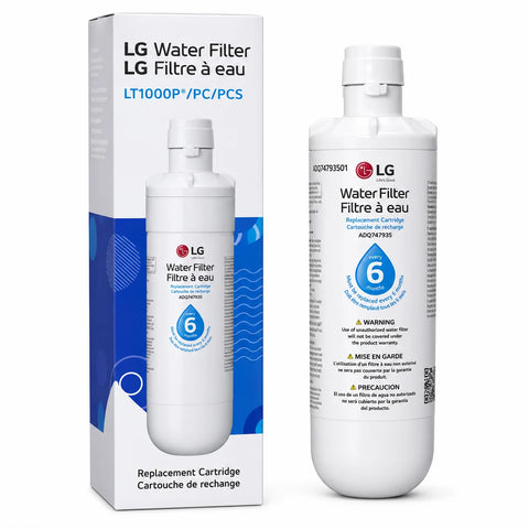 LG LT1000P Refrigerator Water Filter 6 Month / 200 Gallon Replacement