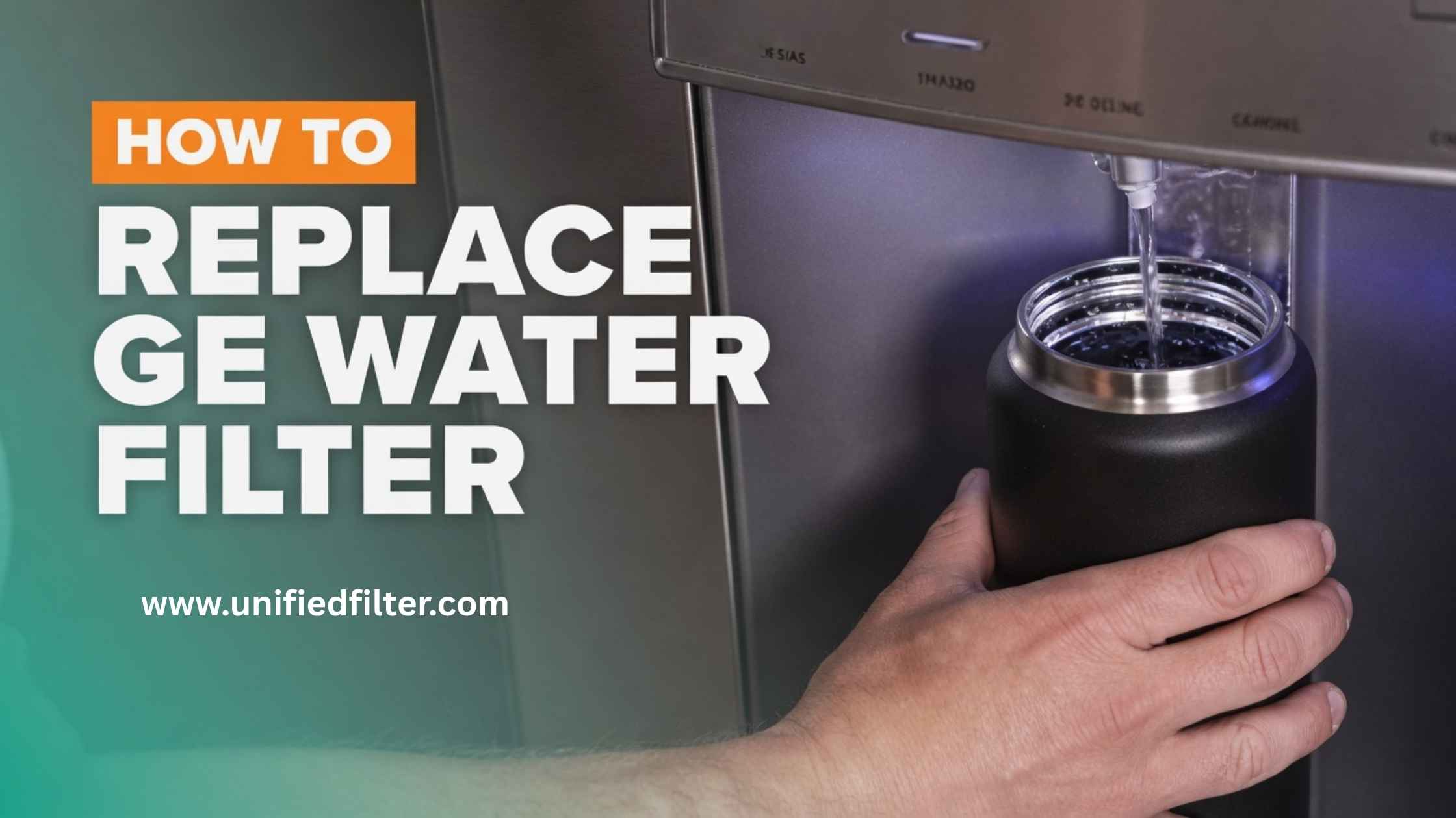 GE refrigerator water filter replacement