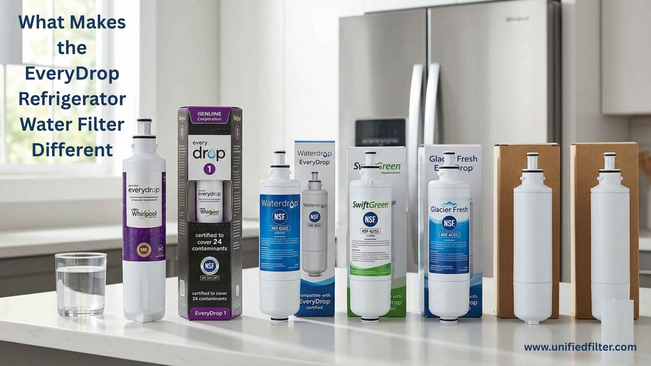 EveryDrop Refrigerator Water Filter vs Every Other Brand 1 everydrop refrigerator water filter