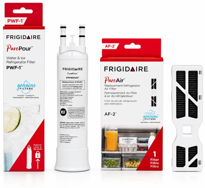 FPPWFU01 and FRGPAAF2 Water and Air Filter Combo Kit