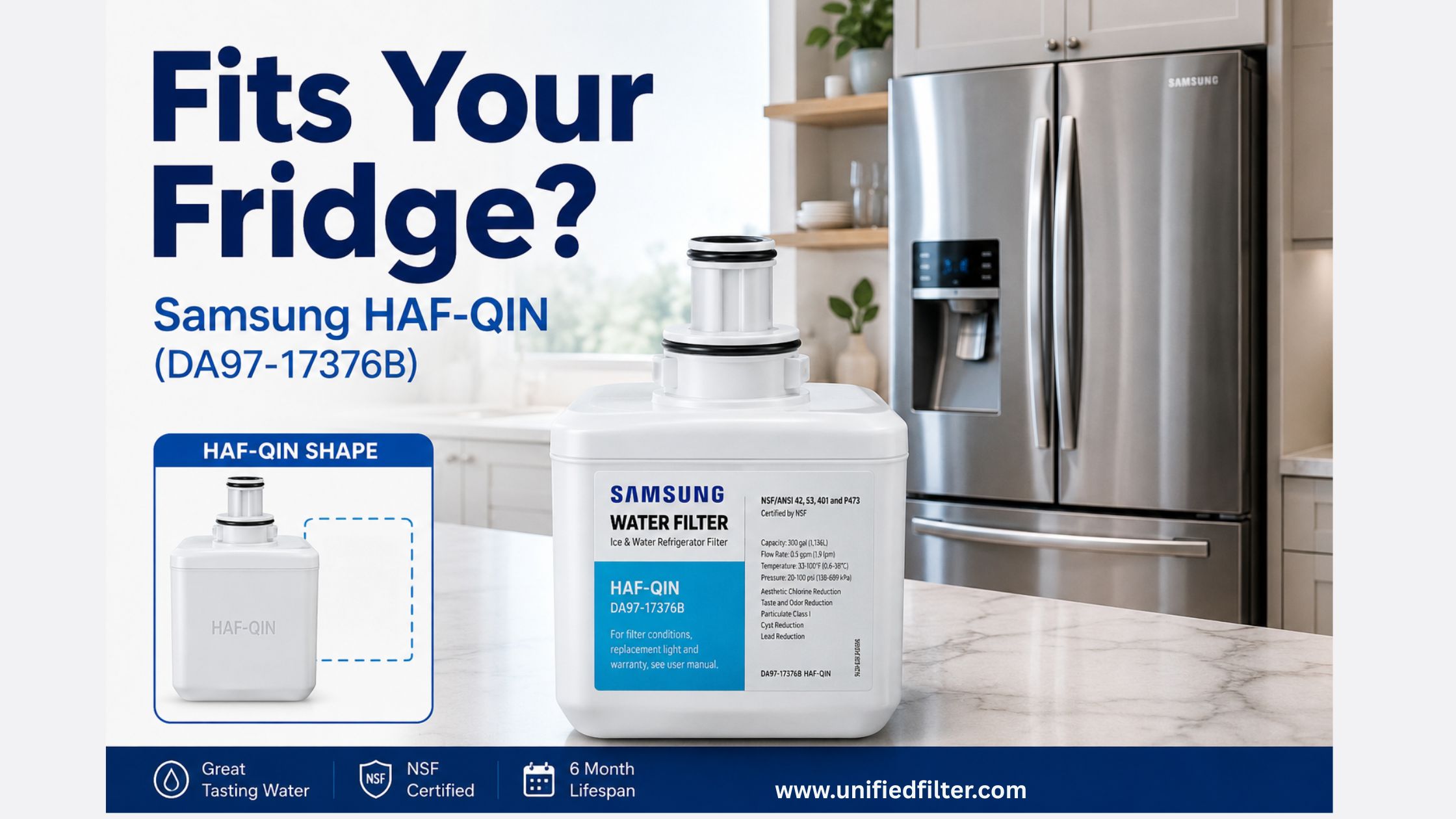 Samsung Water Filter HAF-QIN | Part Number, Compatible Models & Replacement Guide 1 Samsung Water Filter HAF-QIN