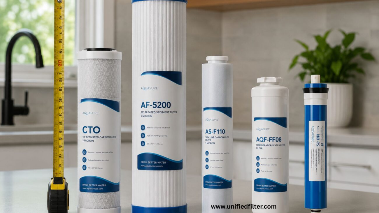 Water Filter Cartridge | Types, Sizes, and When to Replace Them 3 Water Filter Cartridge Sizes